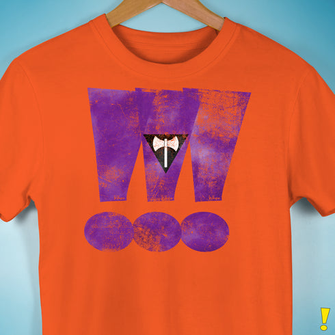 Lesbian Labrys Pride Grunge Exclamation Points Premium Unisex T-Shirt - Orange